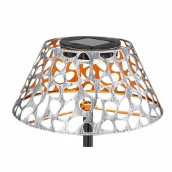 Lampes Dorées-Luminaires Globo Lighting lampe solaire Globo LED Argenté, 1 lumière