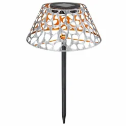 Lampes Dorées-Luminaires Globo Lighting lampe solaire Globo LED Argenté, 1 lumière