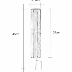 Luminaires Globo Lighting lampe solaire Globo LED Argenté, 1 lumière
