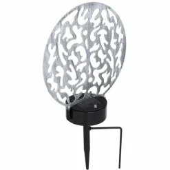 Lampes À Boules-Luminaires Globo Lighting lampe solaire Globo LED Argenté, 2 lumières