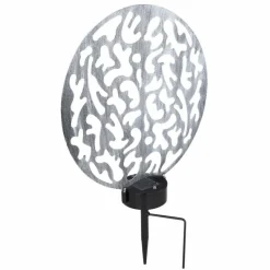 Lampes À Boules-Luminaires Globo Lighting lampe solaire Globo LED Argenté, 2 lumières
