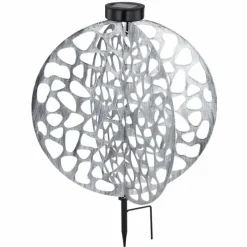 Lampes À Boules-Luminaires Globo Lighting lampe solaire Globo LED Argenté, 1 lumière