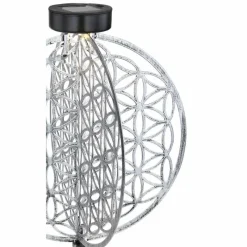 Lampes À Boules-Luminaires Globo Lighting lampe solaire Globo LED Argenté, 1 lumière