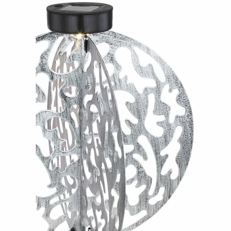 Lampes À Boules-Luminaires Globo Lighting lampe solaire Globo LED Argenté, 1 lumière