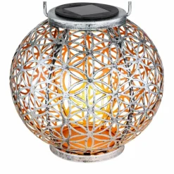 Luminaires Globo Lighting lampe solaire Globo LED Argenté, 1 lumière