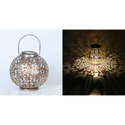 Luminaires Globo Lighting lampe solaire Globo LED Argenté, 1 lumière