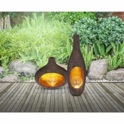 Luminaires Globo Lighting lampe solaire Globo LED Brun, 1 lumière