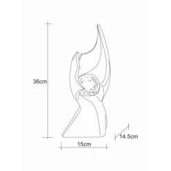 Luminaires Globo Lighting lampe solaire Globo LED Brun, 1 lumière
