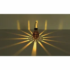 Lampes En Bois-Luminaires Globo Lighting lampe solaire Globo LED Brun, 1 lumière