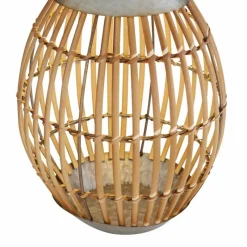 Lampes En Bois-Luminaires Globo Lighting lampe solaire Globo LED Bois clair, 1 lumière