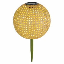 Lampes À Boules-Luminaires Globo Lighting lampe solaire Globo LED Brun, 1 lumière