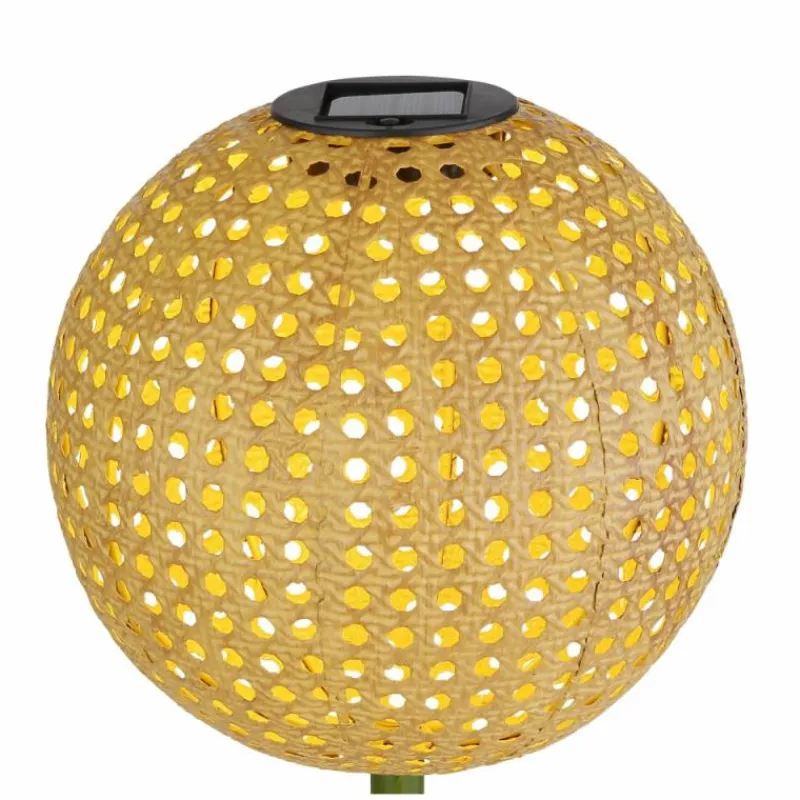 Lampes À Boules-Luminaires Globo Lighting lampe solaire Globo LED Brun, 1 lumière