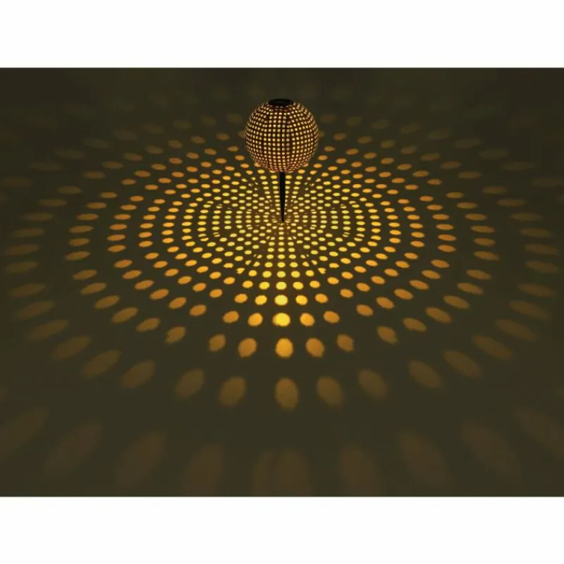 Lampes À Boules-Luminaires Globo Lighting lampe solaire Globo LED Brun, 1 lumière