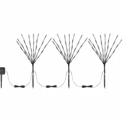 Luminaires Globo Lighting lampe solaire Globo LED Brun, 120 lumières