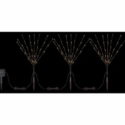 Luminaires Globo Lighting lampe solaire Globo LED Brun, 120 lumières