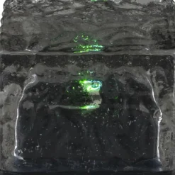 Luminaires Rustiques-Luminaires Globo Lighting Lampe solaire Globo LED Noir, Transparent, 1 lumière, Changeur de couleurs