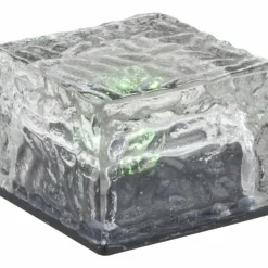 Luminaires Rustiques-Luminaires Globo Lighting Lampe solaire Globo LED Noir, Transparent, 1 lumière, Changeur de couleurs