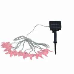 Luminaires Globo Lighting Lampe solaire Globo LED Noir, 10 lumières, Changeur de couleurs