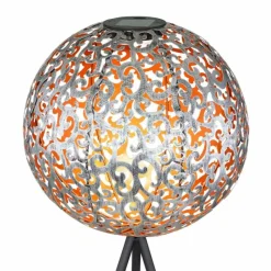 Lampes À Boules-Luminaires Globo Lighting lampe solaire Globo LED Noir, 1 lumière