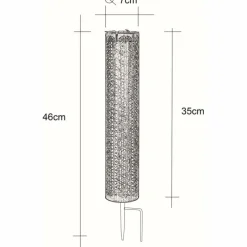 Luminaires Globo Lighting lampe solaire Globo LED Noir, 1 lumière