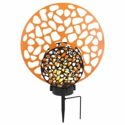 Lampes À Boules-Luminaires Globo Lighting lampe solaire Globo LED Noir, 2 lumières