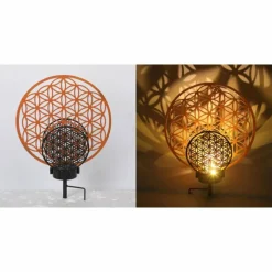 Lampes À Boules-Luminaires Globo Lighting lampe solaire Globo LED Noir, 2 lumières