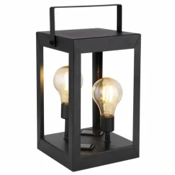 Luminaires Globo Lighting lampe solaire Globo LED Noir, 2 lumières