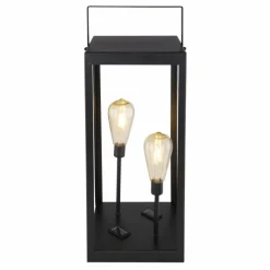 Luminaires Globo Lighting lampe solaire Globo LED Noir, 2 lumières