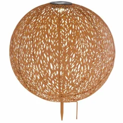 Lampes À Boules-Luminaires Globo Lighting lampe solaire Globo LED Rouille, 1 lumière