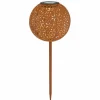 Lampes À Boules-Luminaires Globo Lighting lampe solaire Globo LED Rouille, 1 lumière