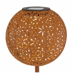 Lampes À Boules-Luminaires Globo Lighting lampe solaire Globo LED Rouille, 1 lumière