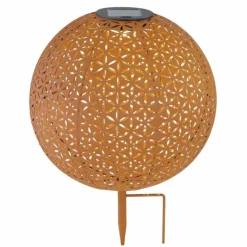 Lampes À Boules-Luminaires Globo Lighting lampe solaire Globo LED Rouille, 1 lumière