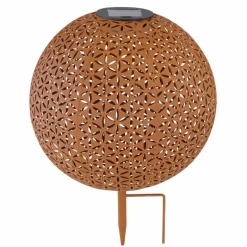 Lampes À Boules-Luminaires Globo Lighting lampe solaire Globo LED Rouille, 1 lumière