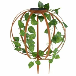 Lampes À Boules-Luminaires Globo Lighting lampe solaire Globo LED Rouille, 1 lumière