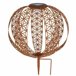 Lampes À Boules-Luminaires Globo Lighting lampe solaire Globo LED Rouille, 1 lumière
