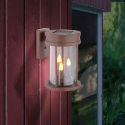 Luminaires Globo Lighting lampe solaire Globo LED Rouille, 3 lumières