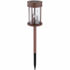 Luminaires Globo Lighting lampe solaire Globo LED Rouille, 3 lumières