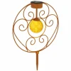 Luminaires Rustiques-Luminaires Globo Lighting lampe solaire Globo LED Rouille, 1 lumière