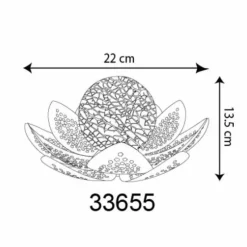 Luminaires Globo Lighting lampe solaire Globo LED Vert, 1 lumière