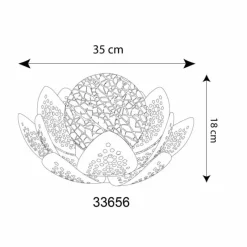 Luminaires Globo Lighting lampe solaire Globo LED Vert, 1 lumière