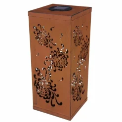 Luminaires Orientaux-Luminaires Globo Lighting Lampe solaire Globo REX LED Rouille, 1 lumière