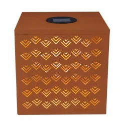 Luminaires Orientaux-Luminaires Globo Lighting Lampe solaire Globo REX LED Rouille, 1 lumière