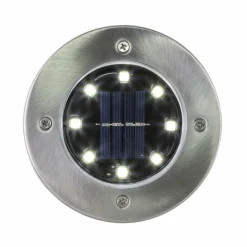 Luminaires Globo Lighting Lampe solaire Globo ROCKY LED Noir, 8 lumières