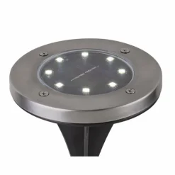 Luminaires Globo Lighting Lampe solaire Globo ROCKY LED Noir, 8 lumières