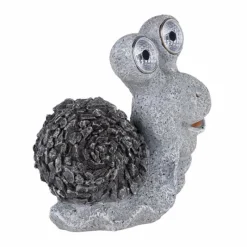 Luminaires Rustiques-Luminaires Globo Lighting Lampe solaire Globo SCHNECKE LED Gris, 2 lumières