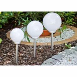Lampes À Boules-Luminaires Globo Lighting lampe solaire Globo SOLAR LED Blanc, 1 lumière