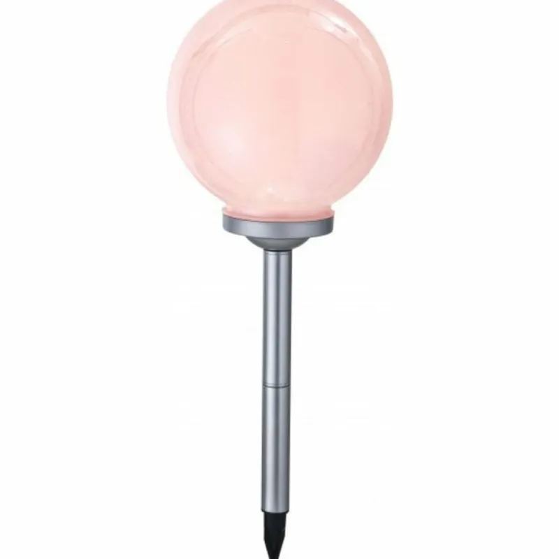 Lampes À Boules-Luminaires Globo Lighting lampe solaire Globo SOLAR LED Argenté, 4 lumières