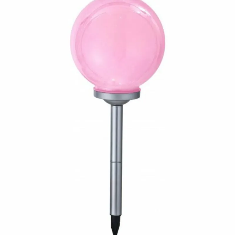 Lampes À Boules-Luminaires Globo Lighting lampe solaire Globo SOLAR LED Argenté, 4 lumières
