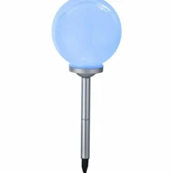 Lampes À Boules-Luminaires Globo Lighting lampe solaire Globo SOLAR LED Argenté, 4 lumières