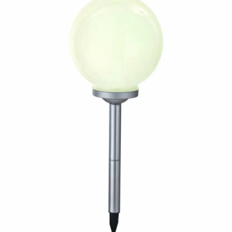 Lampes À Boules-Luminaires Globo Lighting lampe solaire Globo SOLAR LED Argenté, 4 lumières